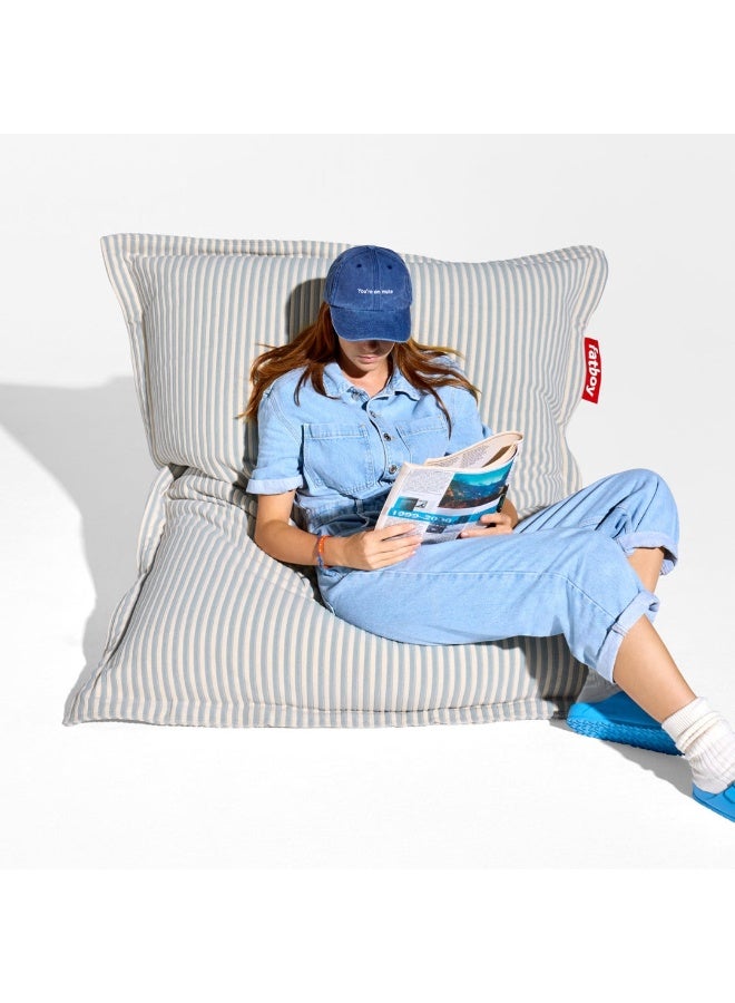 Fatboy Original Slim Terry Bean Bag | Super soft | Sturdy & durable | Washable outer bag | Pilling resistant | Designed for indoor use | Expanded Polystyrene (EPS) | 155 x 120 cm | Blizzard Blue Creme - Image 3
